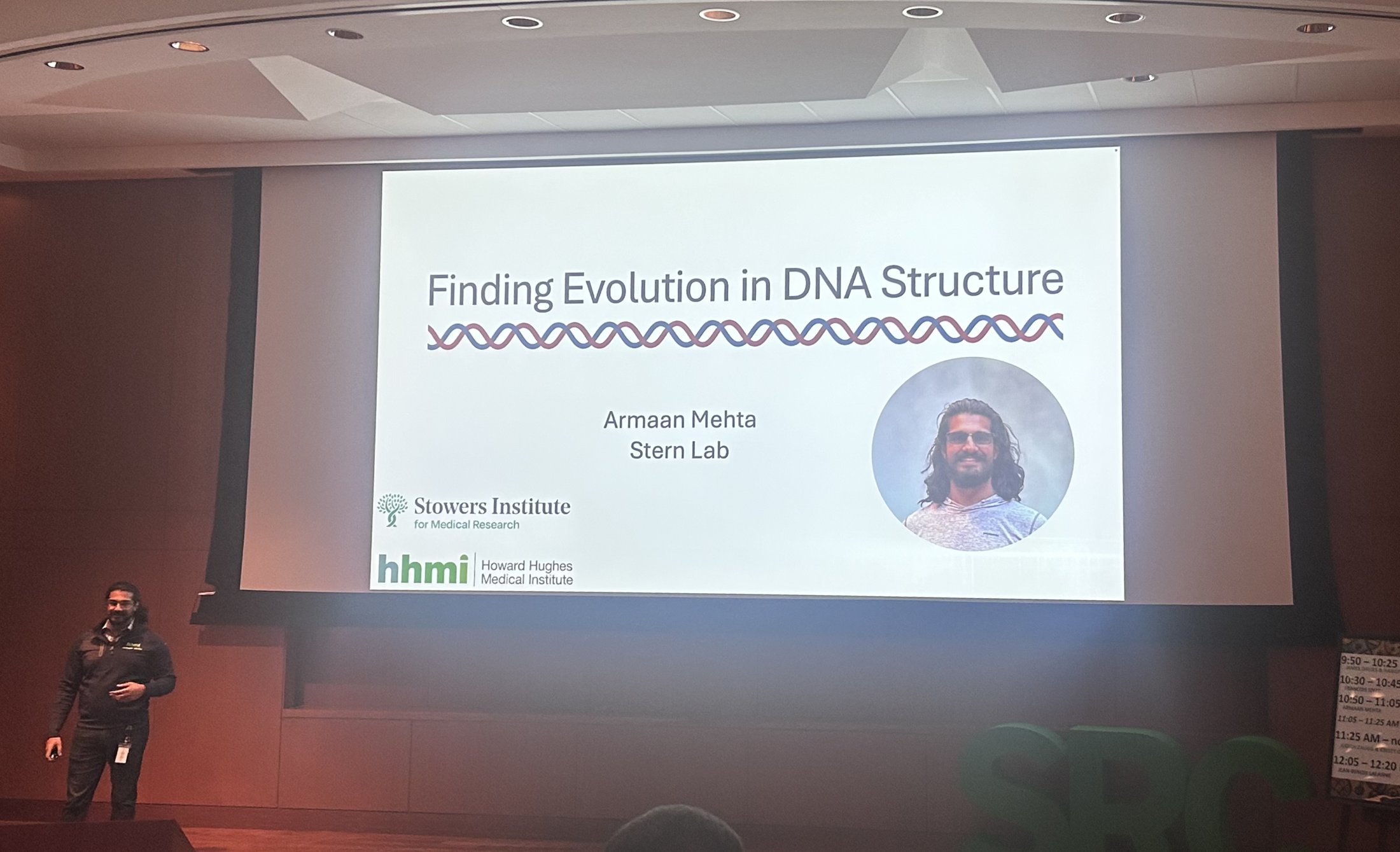 Presenting research: Finding Evolution in DNA Structure